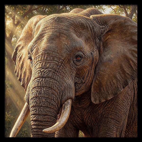 Majestic Elephant Portrait