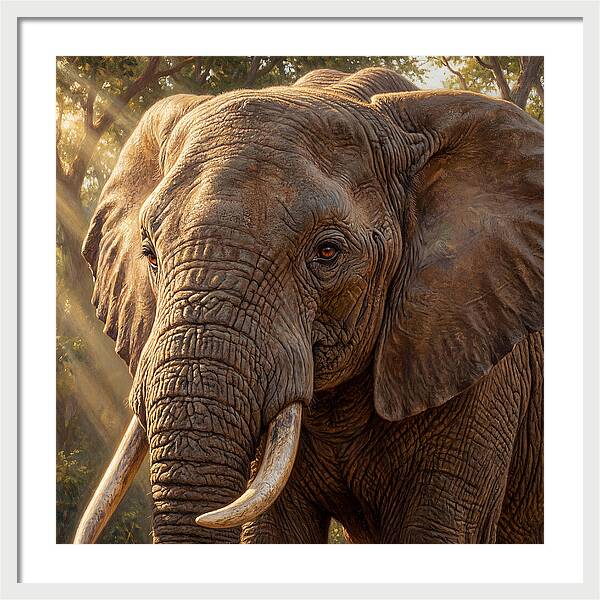 Majestic Elephant Portrait