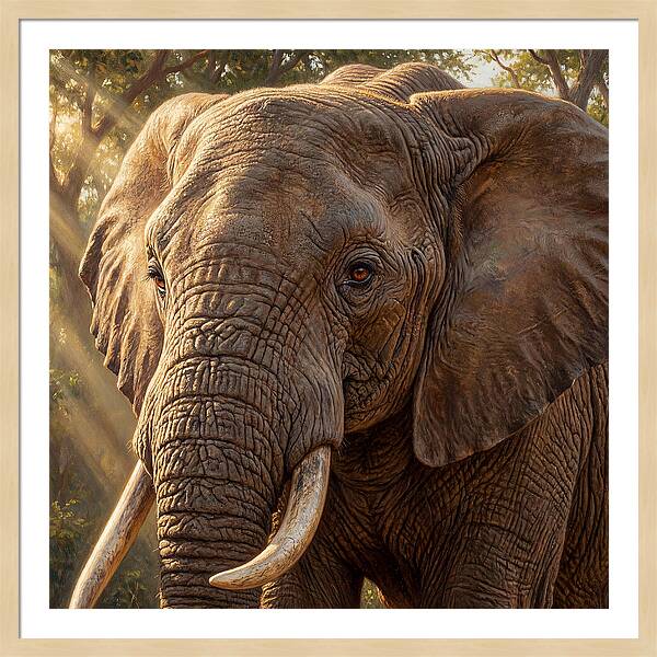 Majestic Elephant Portrait