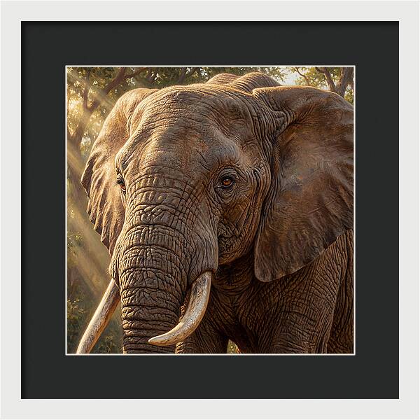 Majestic Elephant Portrait