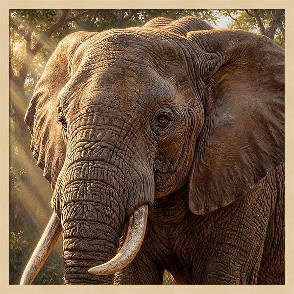 Majestic Elephant Portrait