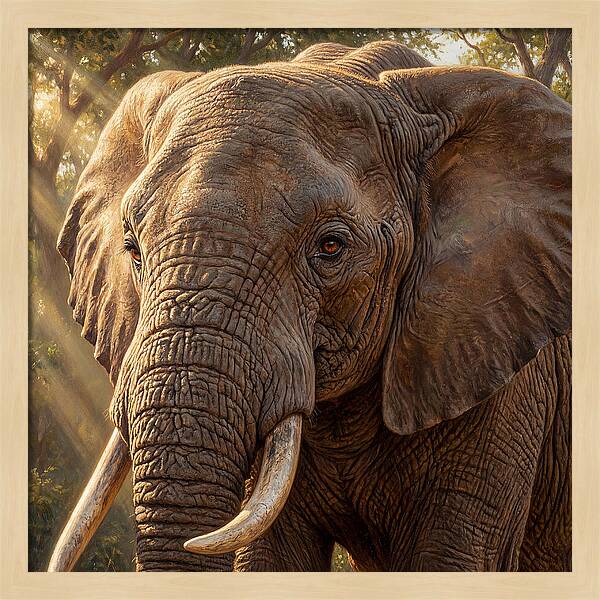 Majestic Elephant Portrait