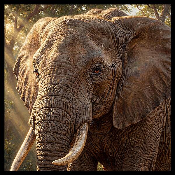 Majestic Elephant Portrait