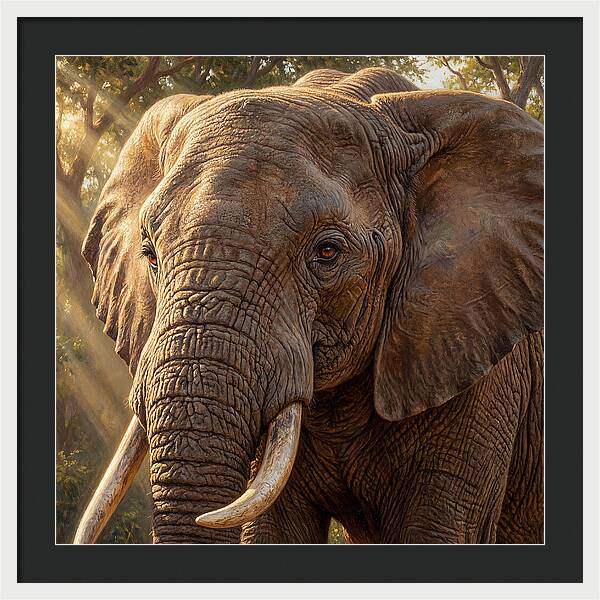 Majestic Elephant Portrait