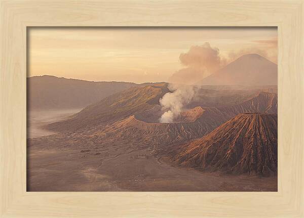 Majestic Eruption Of Mount Bromo