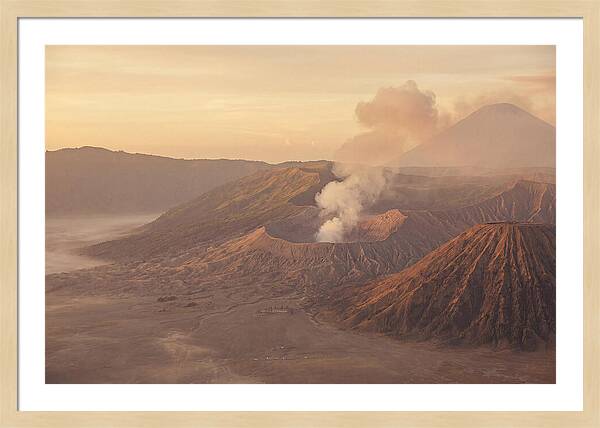 Majestic Eruption Of Mount Bromo