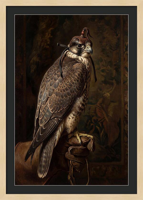Majestic Falcon Portrait