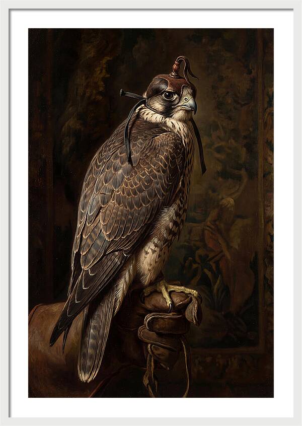 Majestic Falcon Portrait