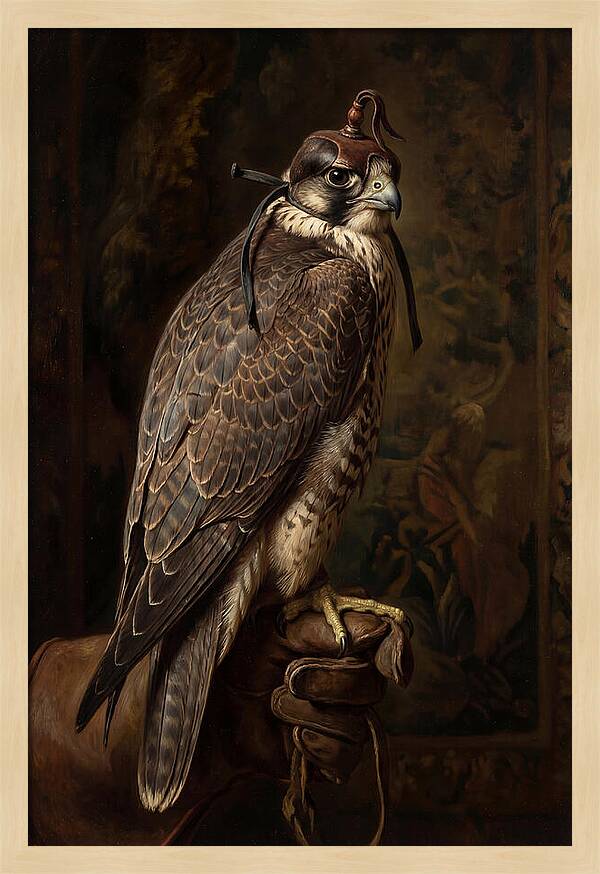 Majestic Falcon Portrait
