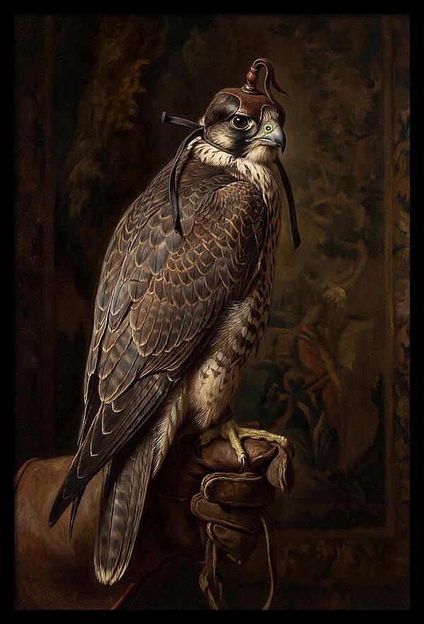 Majestic Falcon Portrait
