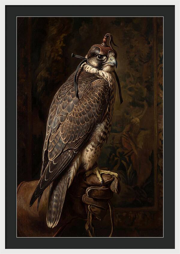 Majestic Falcon Portrait