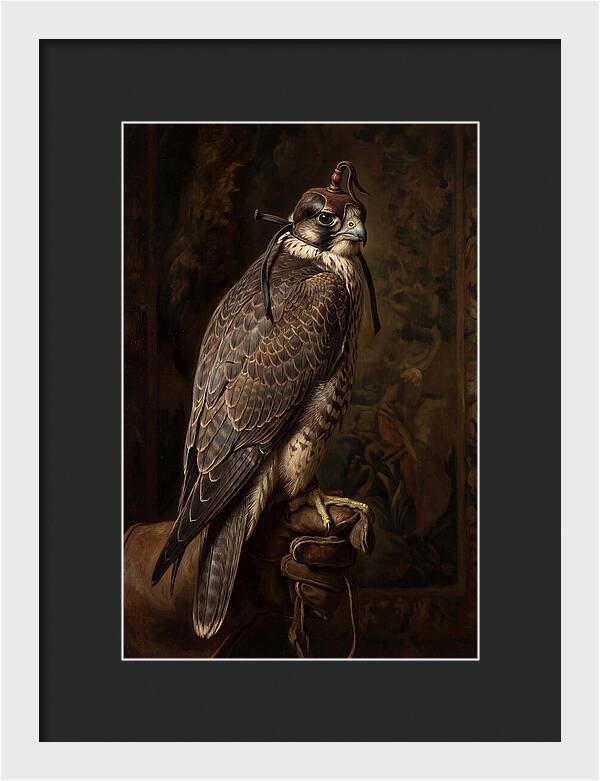 Majestic Falcon Portrait