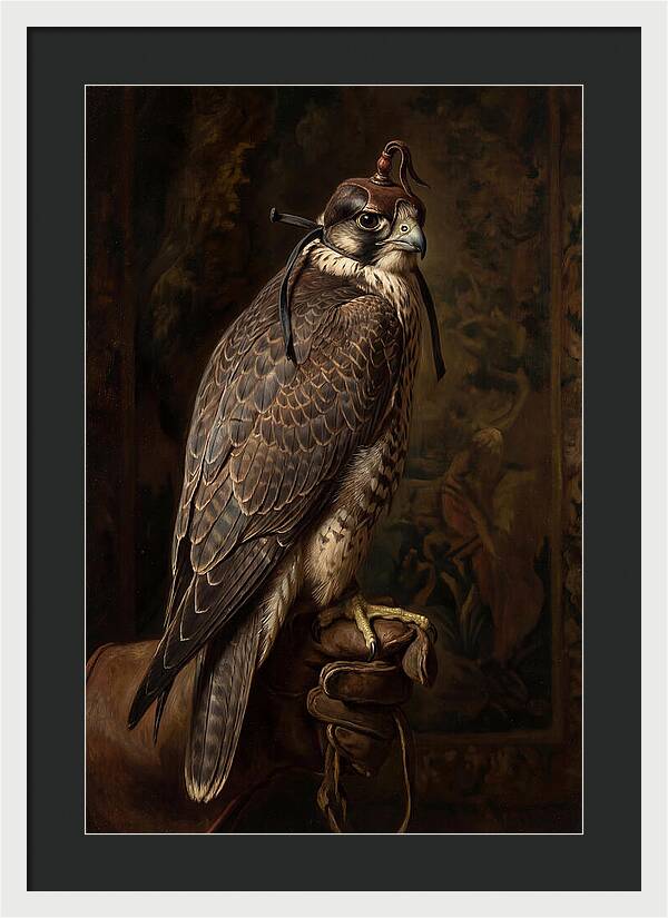 Majestic Falcon Portrait