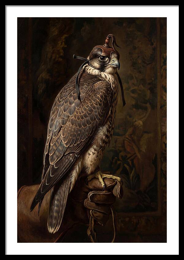 Majestic Falcon Portrait