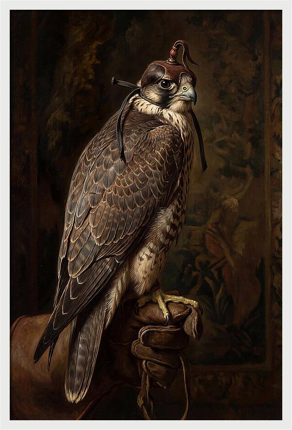 Majestic Falcon Portrait
