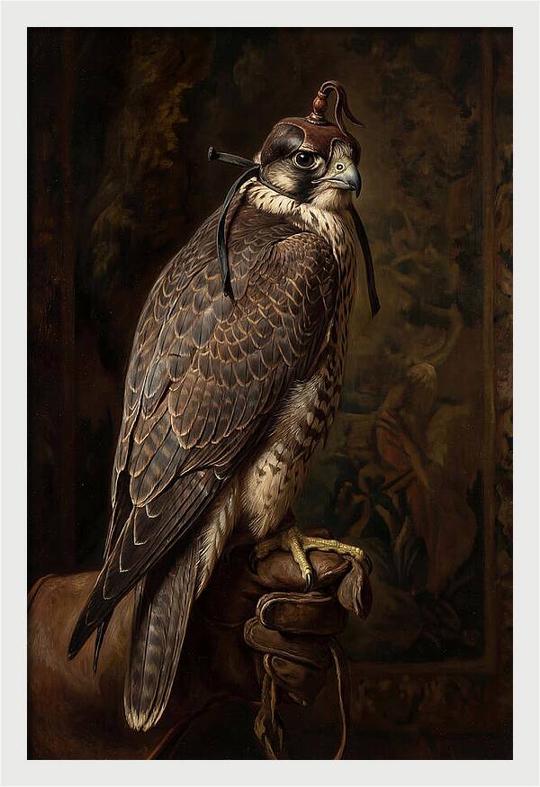 Majestic Falcon Portrait