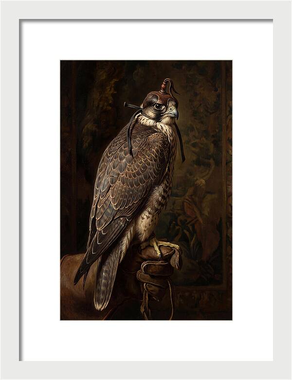 Majestic Falcon Portrait