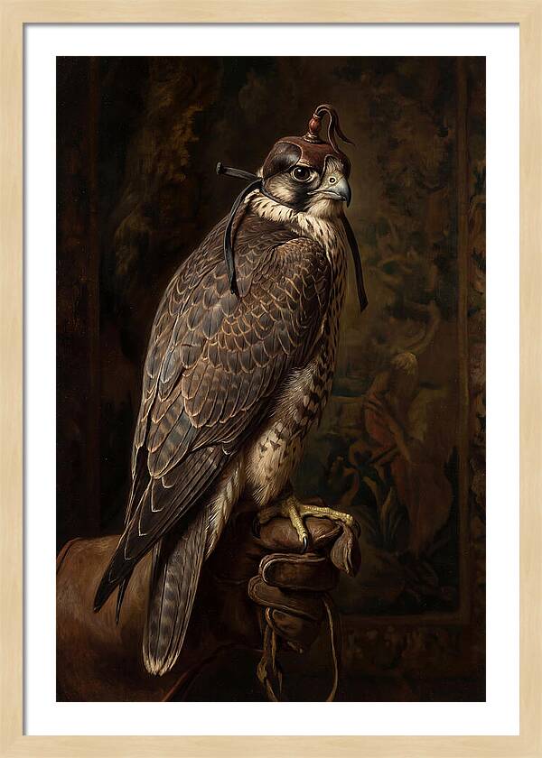 Majestic Falcon Portrait