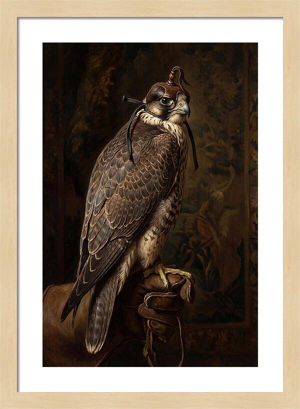 Majestic Falcon Portrait