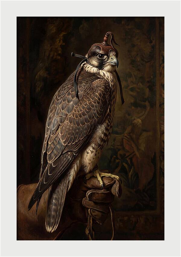 Majestic Falcon Portrait