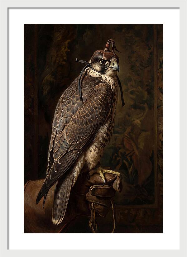 Majestic Falcon Portrait