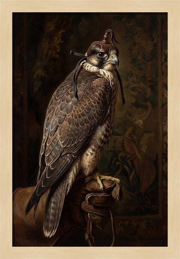 Majestic Falcon Portrait