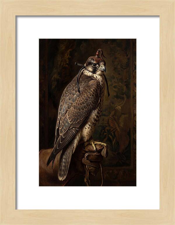 Majestic Falcon Portrait
