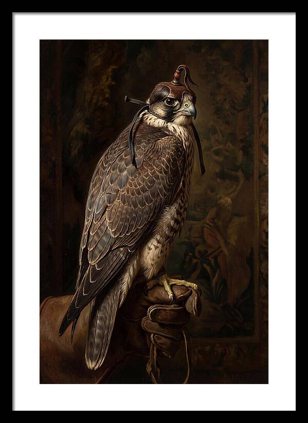 Majestic Falcon Portrait