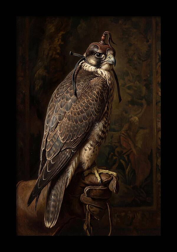 Majestic Falcon Portrait