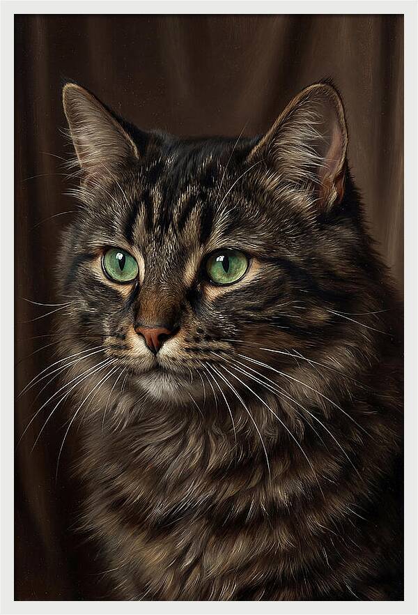 Majestic Feline Portrait