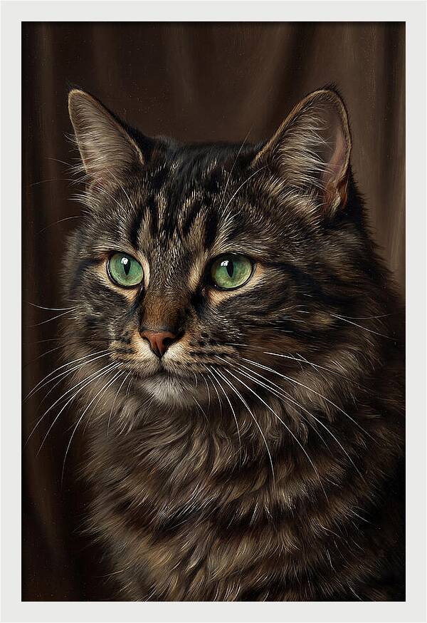Majestic Feline Portrait