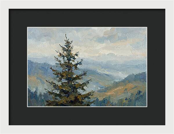 Majestic Fir Tree Landscape