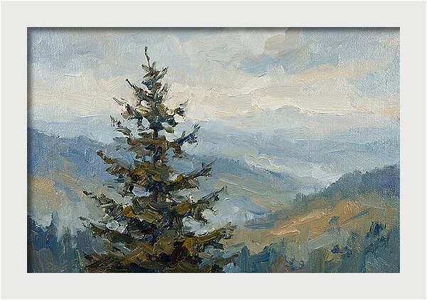 Majestic Fir Tree Landscape