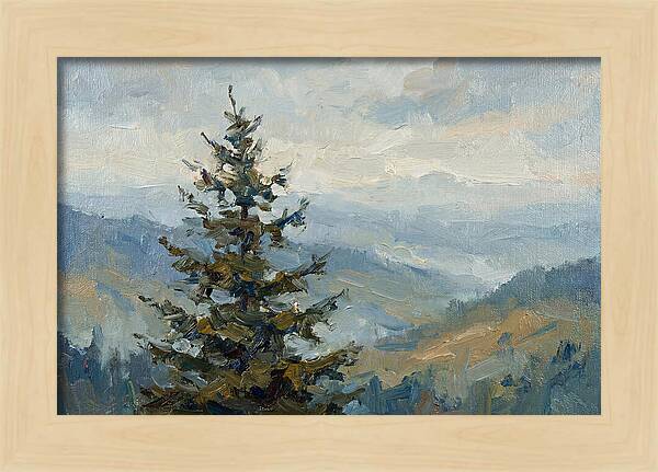 Majestic Fir Tree Landscape