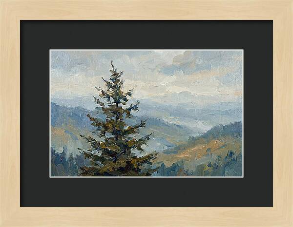 Majestic Fir Tree Landscape