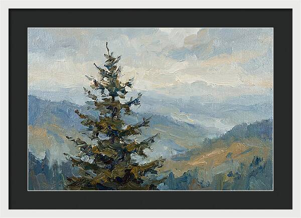Majestic Fir Tree Landscape