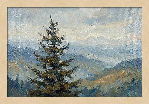 Majestic Fir Tree Landscape