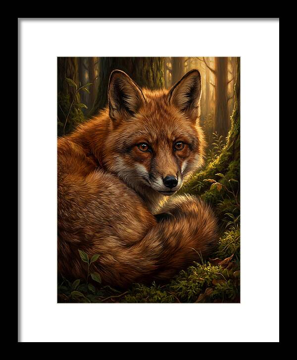 Majestic Fox In Forest