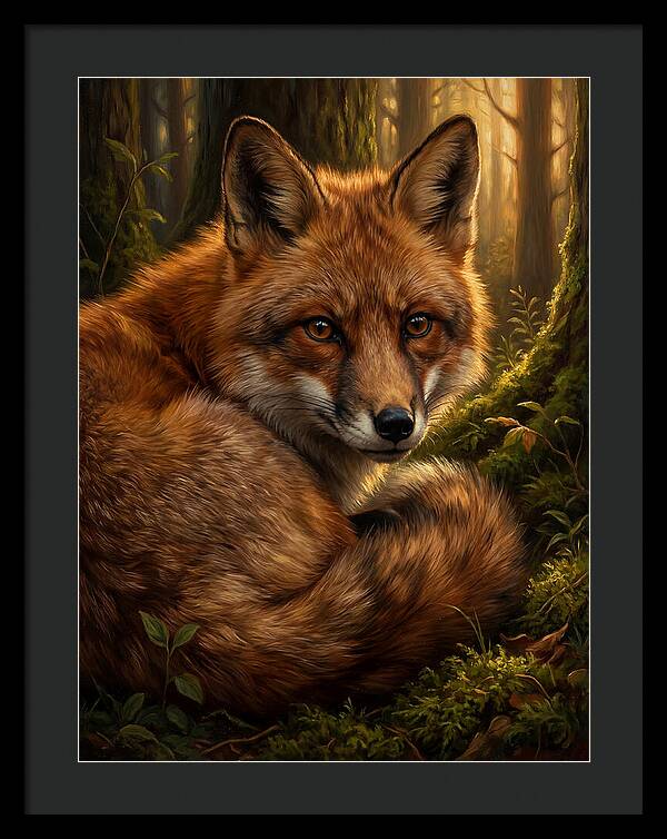 Majestic Fox In Forest