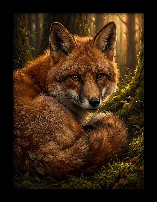 Majestic Fox In Forest