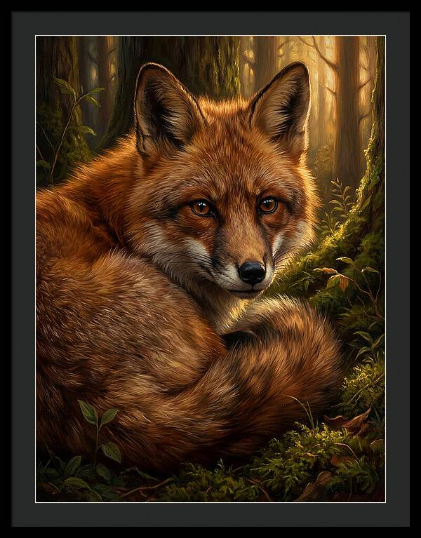 Majestic Fox In Forest