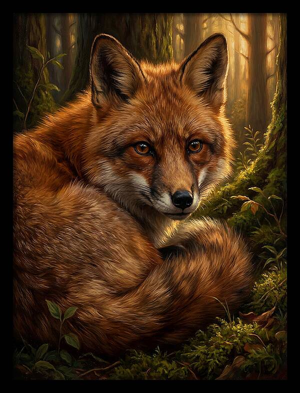 Majestic Fox In Forest