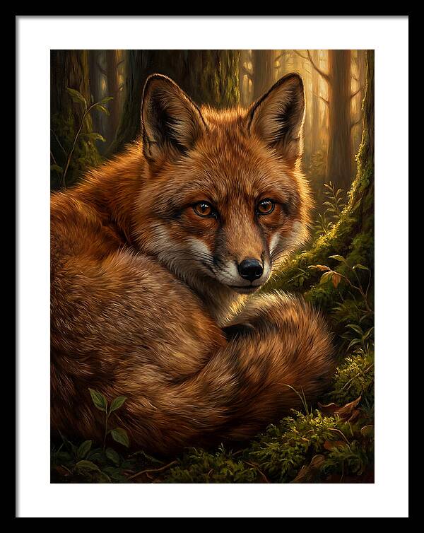 Majestic Fox In Forest