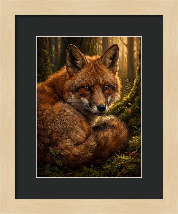 Majestic Fox In Forest