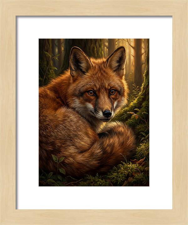 Majestic Fox In Forest
