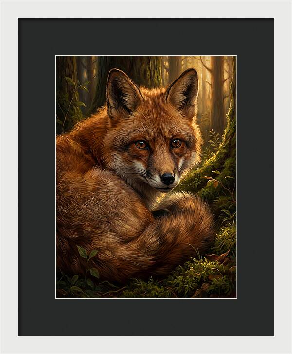 Majestic Fox In Forest