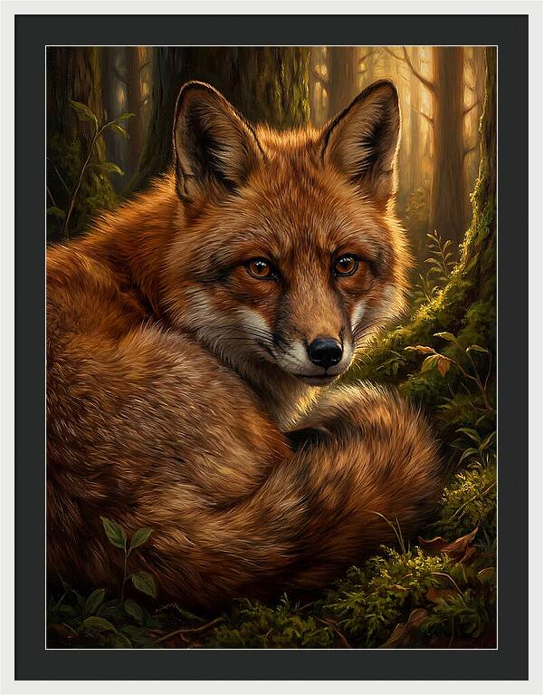 Majestic Fox In Forest