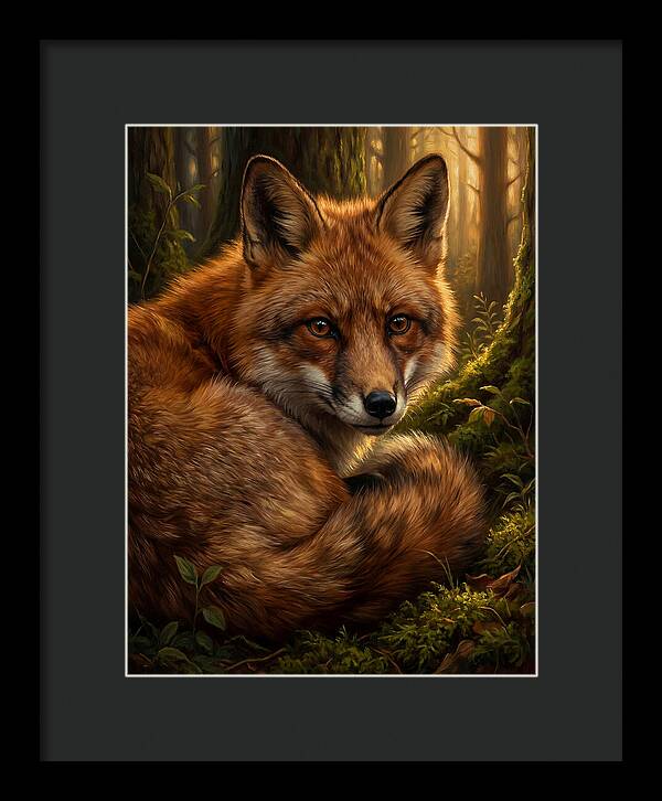 Majestic Fox In Forest