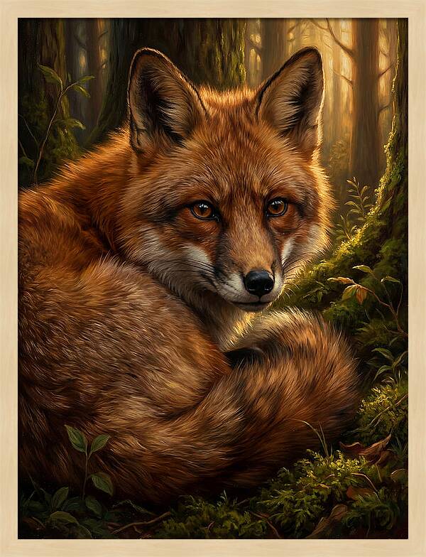 Majestic Fox In Forest