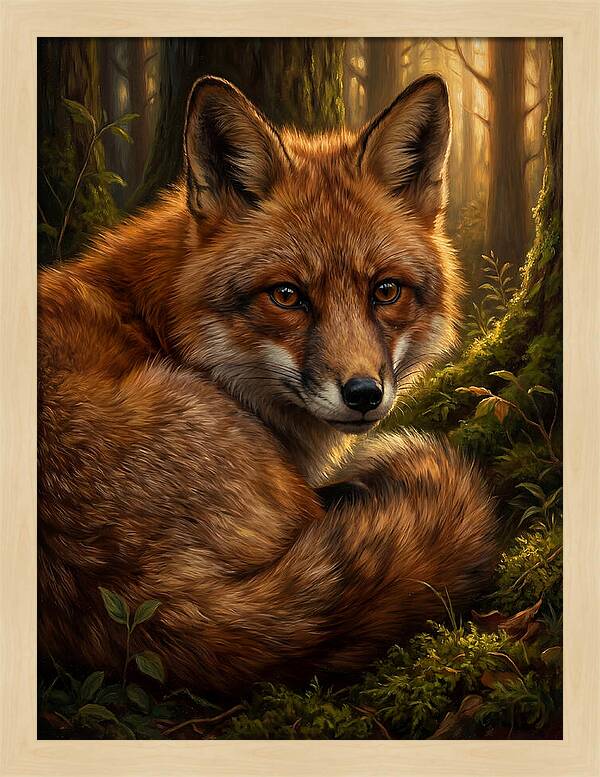 Majestic Fox In Forest